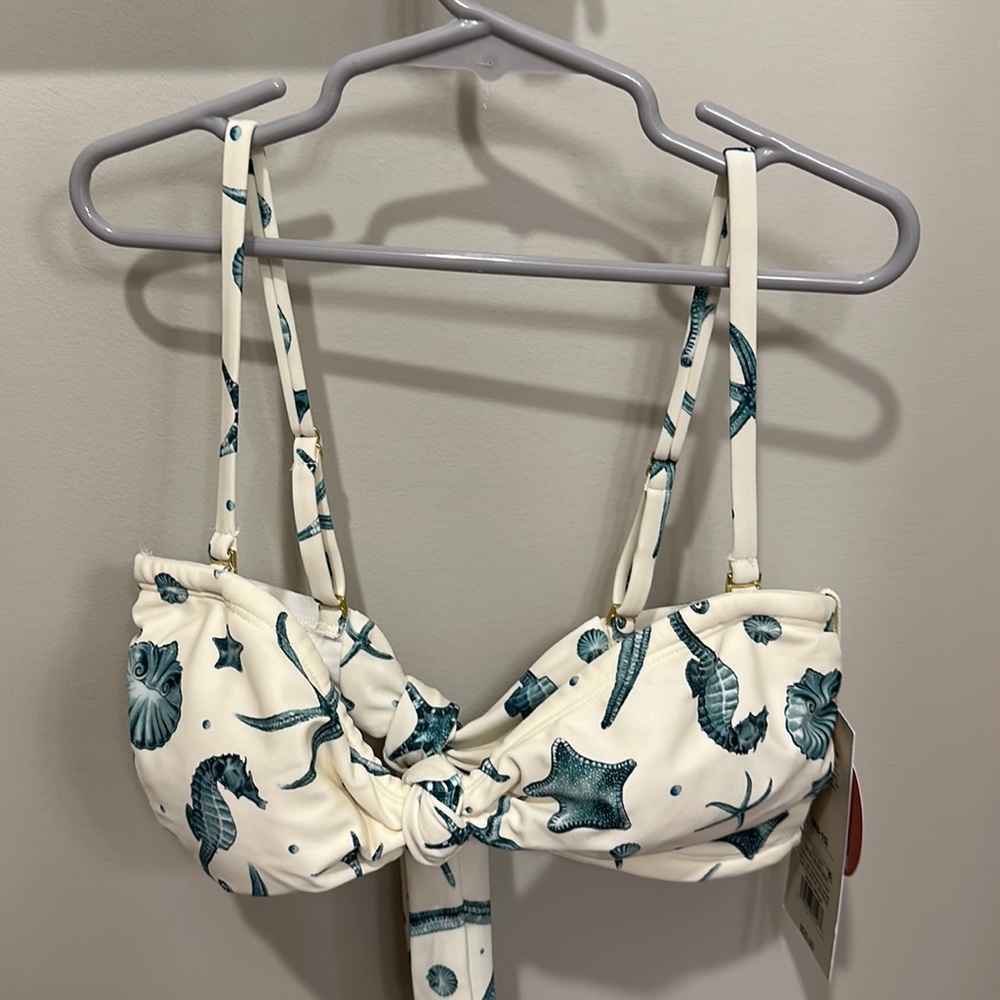 Aguabendita Bikini Seahorse Print Sz M